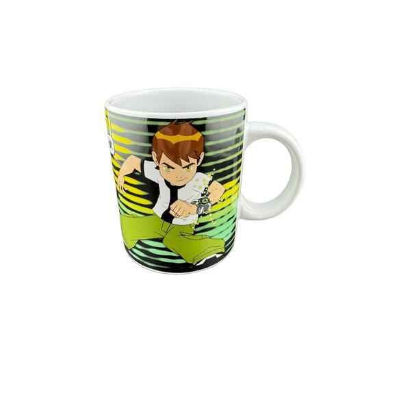 Cartoon Network Ben 10 It's Hero Time Ceramic Coffee Mug 12 oz - Picture 1 of 6
